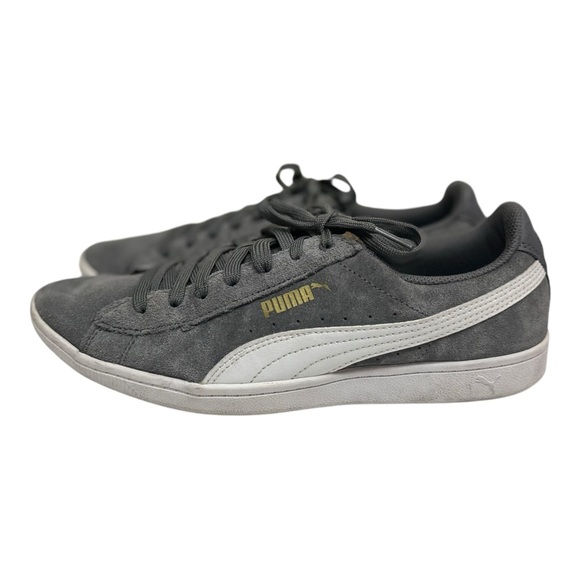 Puma Women’s Grey Suede Shoes Size 10 - Picture 5 of 7